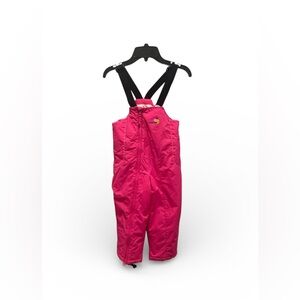 WED’ZE STRATERMIC Pink Snow Bib Overalls SIZE 4